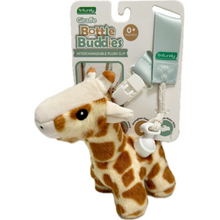 Load image into Gallery viewer, Giraffe plush clip package