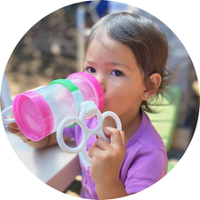 Load image into Gallery viewer, Toddler using Bottle Grabbies